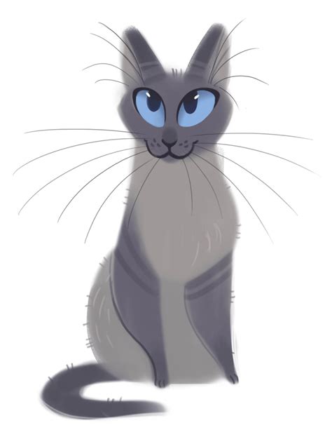 кошка рисунок